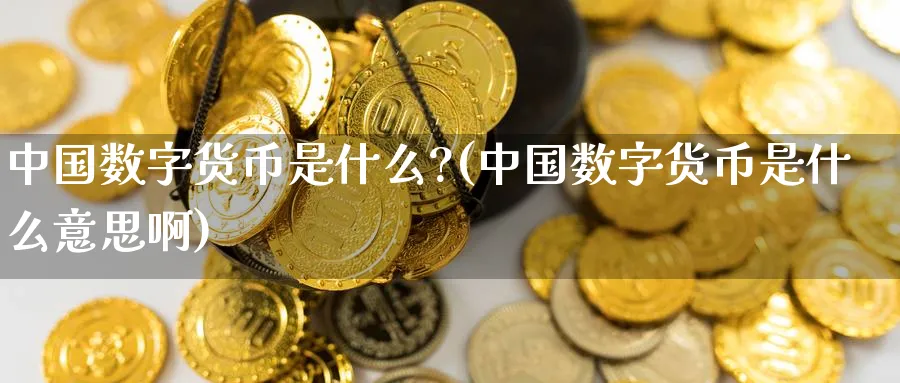 中国数字货币是什么?(中国数字货币是什么意思啊)_https://www.xmoban.com_期货入门_第1张